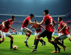 乐鱼官网-鹿岛鹿角防线稳固，力拼曼联全力拿分